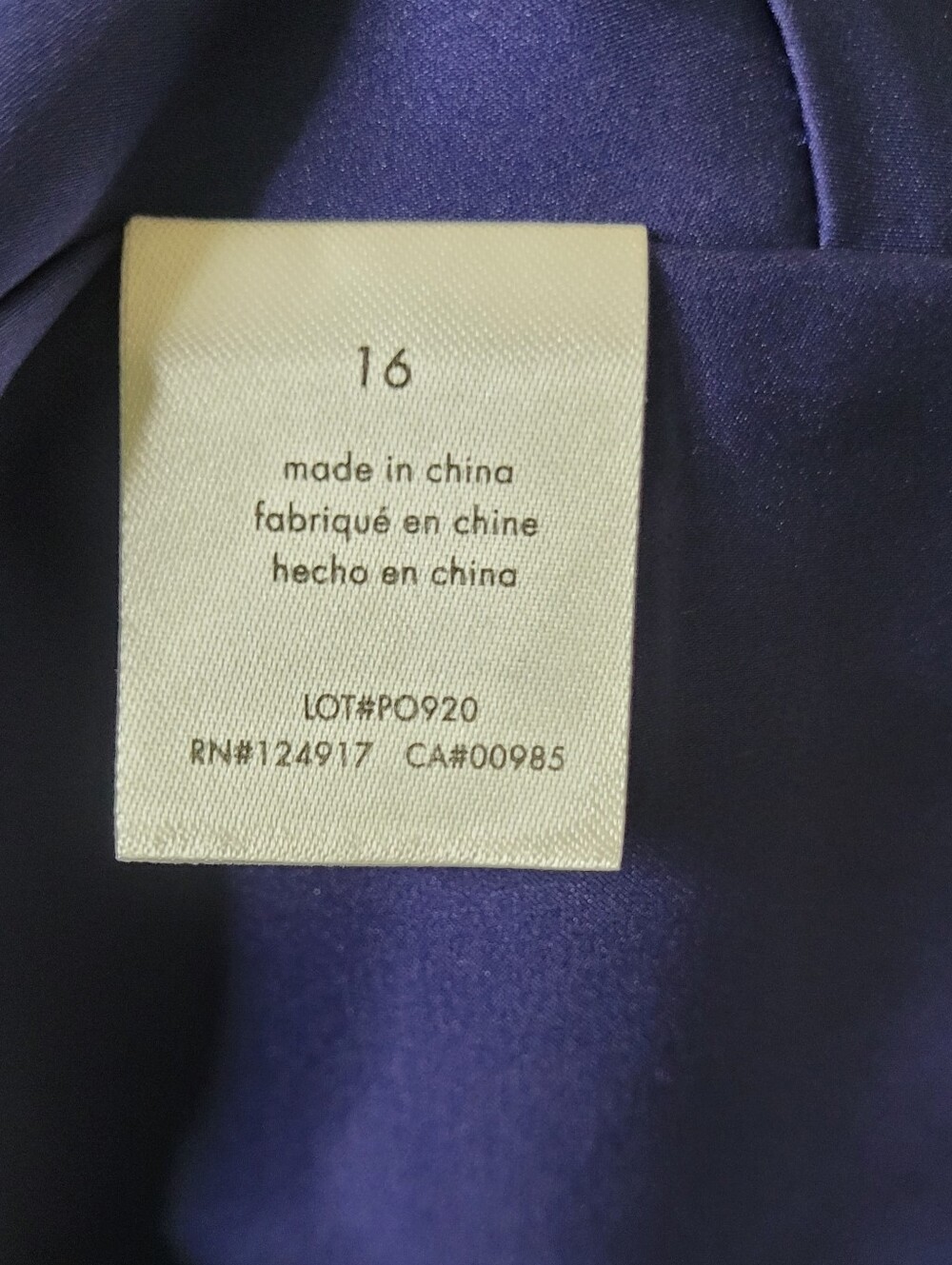 WeWoreWhat Duchess Satin Bandeau Top Navy Size 16 - Picture 9 of 11